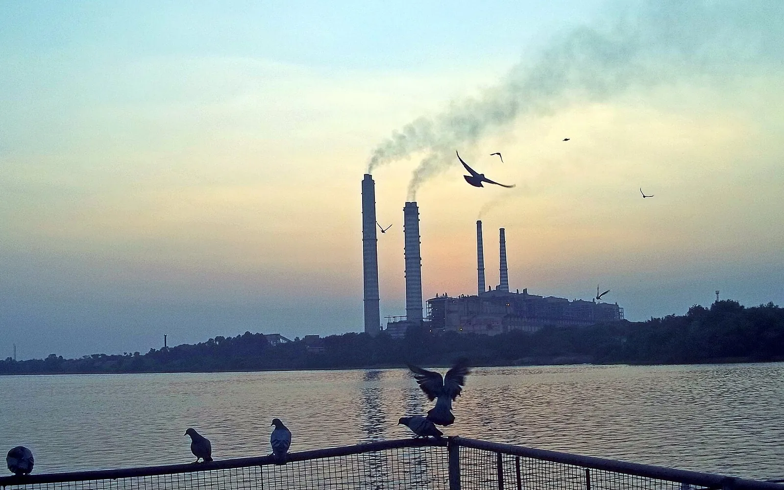 The Kota Barrage across the Chambal River